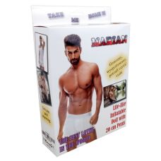 Надувна лялька з надрукованим обличчям та членом тілесного кольору Boss of toys Boss Series Marian