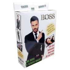 Надувна лялька з надрукованим обличчям та членом тілесного кольору Boss of toys Boss Series