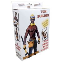 Надувна лялька з надрукованим обличчям та членом коричневого кольору Boss of toys Boss Series Tom Builder Надувна лялька з надрукованим обличчям та членом коричневого кольору Boss of toys Boss Series Tom Builder