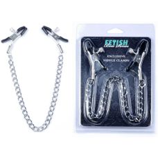 Зажимы для сосков на серебристой цепочке BOSS of TOYS Fetish Boss Series №7