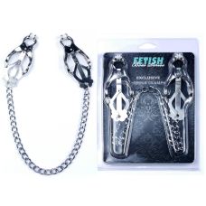Зажимы для сосков на серебристой цепочке BOSS of TOYS Fetish Boss Series №11