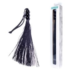 Флоггер БДСМ силиконовый черного цвета Boss Series Fetish 