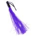 Флогер силіконовий фіолетового кольору з чорною кулястою ручкою BOSS of TOYS Fetish Boss Series Whip 14