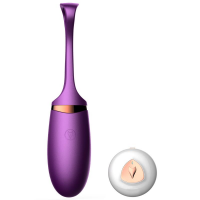 Виброяйцо с пультом ДУ водонепроницаемое силиконовое фиолетовый цвет Vibrating Silicone Love EGG USB
