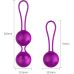 Набір вагінальних кульок з вібрацією і з пультом дистанційного керування FOX Vibrating Silicone Kegel Balls set USB