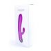 Вибратор Пульсатор с отростком для клитора и функцией подогрева фиолетового цвета Boss series  Вибратор Пульсатор с отростком для клитора и функцией подогрева фиолетового цвета Boss series