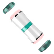 Двосторонній мастурбатор у колбі Анус та Вагіна з кібершкіри тілесного кольору Foxshow Double Ends