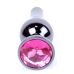 Анальна пробка з малиновим камінчиком BOSS of TOYS Jewellery BUTT PLUG