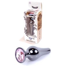 Анальная пробка с кристаллом розового цвета BOSS of TOYS Jewellery BUTT PLUG