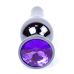 Анальна пробка із кристалом фіолетового кольору BOSS of TOYS Jewellery BUTT PLUG Анальна пробка із кристалом фіолетового кольору BOSS of TOYS Jewellery BUTT PLUG
