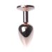 Анальний затор золотистого кольору з синім камінчиком Boss series Plug jewellery Анальний затор золотистого кольору з синім камінчиком Boss series Plug jewellery