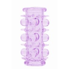 Насадка на член стимулююча фіолетового кольору BOSS of TOYS Stretchy Sleeve