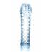 Насадка-презерватив удлинаяющая +1см рельефная с шипами для члена Boss Series Penis Sleeve BS6700053