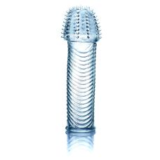 Насадка на статевий член з шипами прозора Boss Series Penis Sleeve