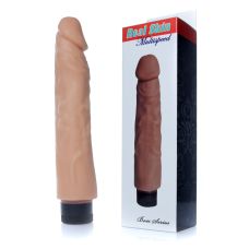 Вібратор реалістичний тілесний Boss Series Real Skin Flash Довжина 23 см діаметр 4 см