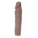 Насадка презерватив удлиняющая +4 см и утолщающая +1 см член Boss Series Perfect Sleeve Mulatto