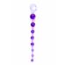 Анальные бусы фиолетовые Jelly Anal Beads