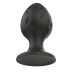 Анальная пробка черного цвета размер S BOSS of TOYS Boss Series