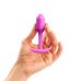 Анальная пробка со смещенным центром тяжести B-vibe для интимных игр 8.6 х 2.2 см розовая Анальная пробка со смещенным центром тяжести B-vibe для интимных игр 8.6 х 2.2 см розовая