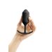 Анальная пробка со смещенным центром тяжести  B-Vibe для интимных игр силиконовая черная Анальная пробка со смещенным центром тяжести  B-Vibe для интимных игр силиконовая черная