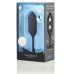 Анальная пробка со смещенным центром тяжести  B-Vibe для интимных игр силиконовая черная Анальная пробка со смещенным центром тяжести  B-Vibe для интимных игр силиконовая черная