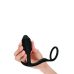 Анальная пробка с эрекционным кольцом B-Vibe для эротических игр силиконовая черная Анальная пробка с эрекционным кольцом B-Vibe для эротических игр силиконовая черная