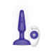Анальная пробка с римминг эффектом и пультом B-VIBE для эротических игр фиолетовая Анальная пробка с римминг эффектом и пультом B-VIBE для эротических игр фиолетовая