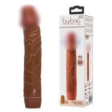 Вибратор реалистичный коричневого цвета LyBaile Barbara Bob