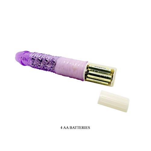 Вибратор с стимулятором клитора и ротацией фиолетовый LYBAILE  Вибратор с стимулятором клитора и ротацией фиолетовый LYBAILE