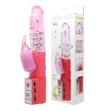 Вібратор з тимулятором клітора і обертовою головкою Lybaile CUTE BABY VIBRATOR 