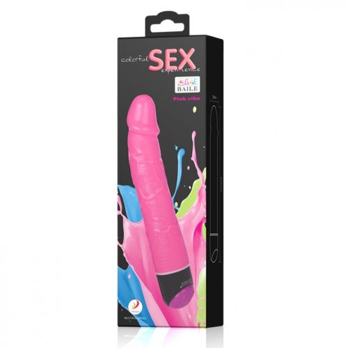 Вибратор реалистичный розовый SEX pink vibe LYBAILE