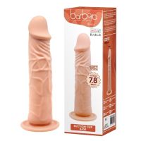 Фаллоимитатор 20/4,2 см реалистичный на присоске бежевый BARBARA 7,8 Calvin Flesh