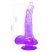 Фалоімітатор реалістичний на присосці фіолетового кольору Lybaile Dong