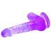 Фалоімітатор реалістичний на присосці фіолетового кольору Lybaile Dong