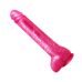 Рельєфний фалоімітатор на присоску LYBAILE Sextoy Top Penis рожевий