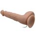 Вибратор реалистичный на присоске телесного цвета с пультом ДУ Lybaile Sextoy top penis длина 250 мм 