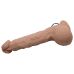 Вибратор реалистичный на присоске телесного цвета с пультом ДУ Lybaile Sextoy top penis длина 250 мм 
