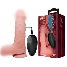 Вибратор реалистичный на присоске телесного цвета с пультом ДУ LYBAILE BAILE Barbara 