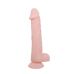 Фаллоимитатор 18 см/4,5 см реалистичный из киберкожи на присоске SUPER DILDO 8.6