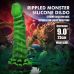 Фаллоимитатор силиконовый на присоске зеленый Baile Power Monsters Manticore 