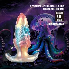 Анальна пробка з накачуванням різнокольорова Baile Power Monsters Infernal Ebon Leviathan
