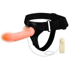 Страпон-мастурбатор унисекс с вибрацией в виде вагины-девственницы BW-010058