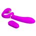 Вібрострапон безременної рожевого кольору з пультом ДК Pretty Love Thunderbird