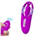 Виброяйцо зайчик с пультом ДУ фиолетового цвета Pretty Love Wild Rabbit