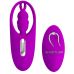 Виброяйцо зайчик с пультом ДУ фиолетового цвета Pretty Love Wild Rabbit