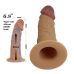 Ременной реалистичный страпон мужской полый телесного цвета Lybaile Pretty Love Houston