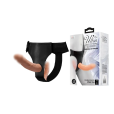 Ременной двойной страпон с двумя реалистичными фаллоимитаторами телесного цвета Lybaile BAILE Double Dildos Strap On