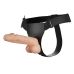 Ремінний вібрострапон реалістичний тілесного кольору з чорними трусиками та пультом ДК Lybaile Ultra Passionate Harness Strap On RealDeal довжина 240 мм