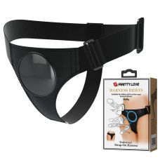Трусики для страпона на ремнях черные Lybaile Pretty Love 