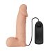 Ременной реалистичный большой вибрострапон женский телесного цвета с пультом управления Lybaile Pretty Love RealDeal 